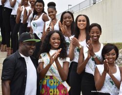 Governor Ayade with #MissAfrica2017 Calabar contestants