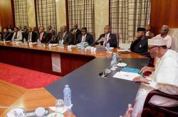 Buhari receives NBA delegates