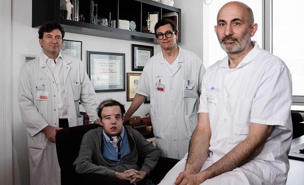 man with three faces