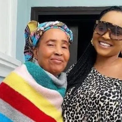 Nollywood actress, Mercy Aigbe and mother