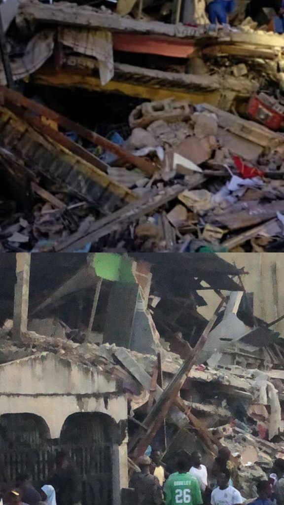 The National Emergency Management Agency (NEMA) confirms two deaths and 20 survivors in the Lagos building collapse at 54 Cole Street, Oyingbo, following a coordinated rescue operation.