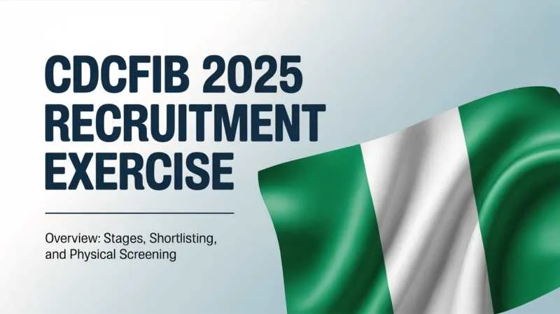 CDCFIB to release shortlist for recruitment screening, December 1