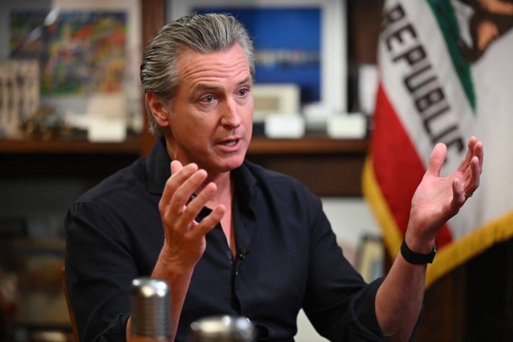 California Governor Gavin Newsom1