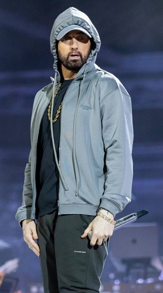 Eminem sues Australian brand Swim Shady, claiming the beachwear company infringes his trademark “Slim Shady” in legal action filed in the US and Australia.