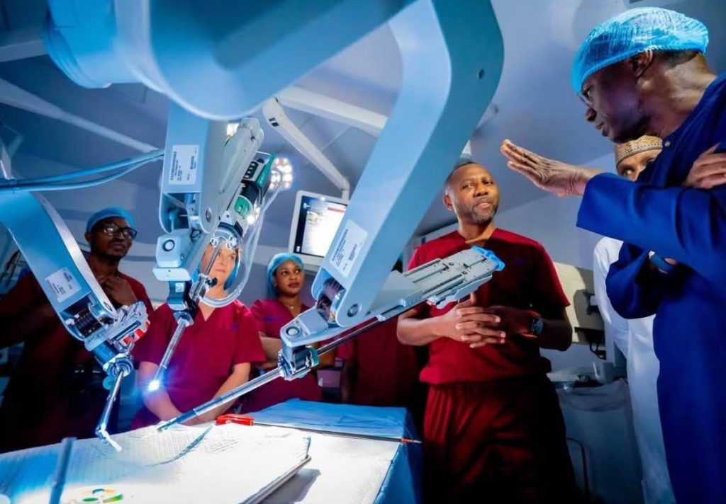 Nigeria launches West Africa’s first robotic surgery platform at Nisa Premier Hospital, introducing advanced surgical technology, training for African surgeons, and improved patient care.