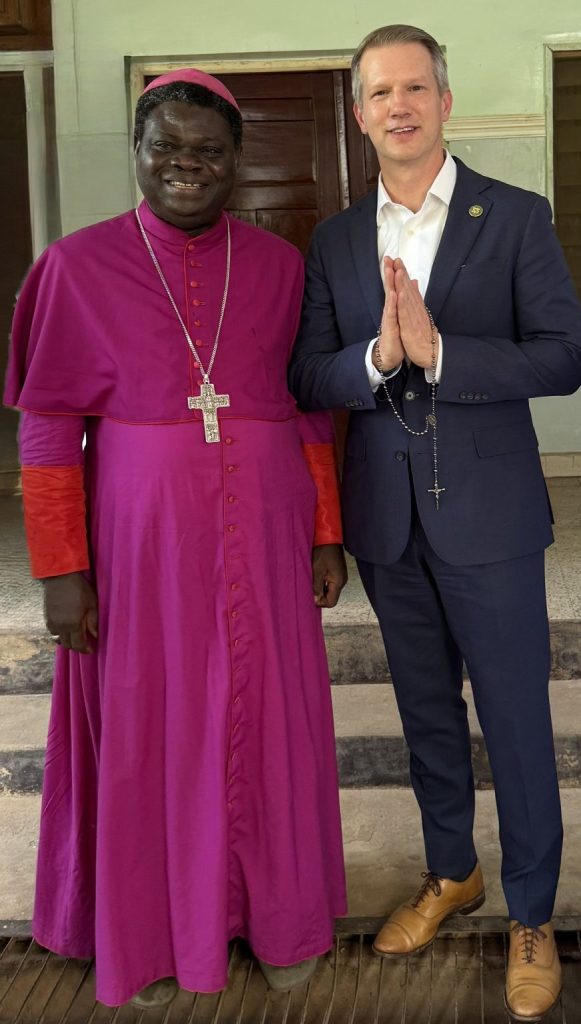 Riley Moore visits Nigeria