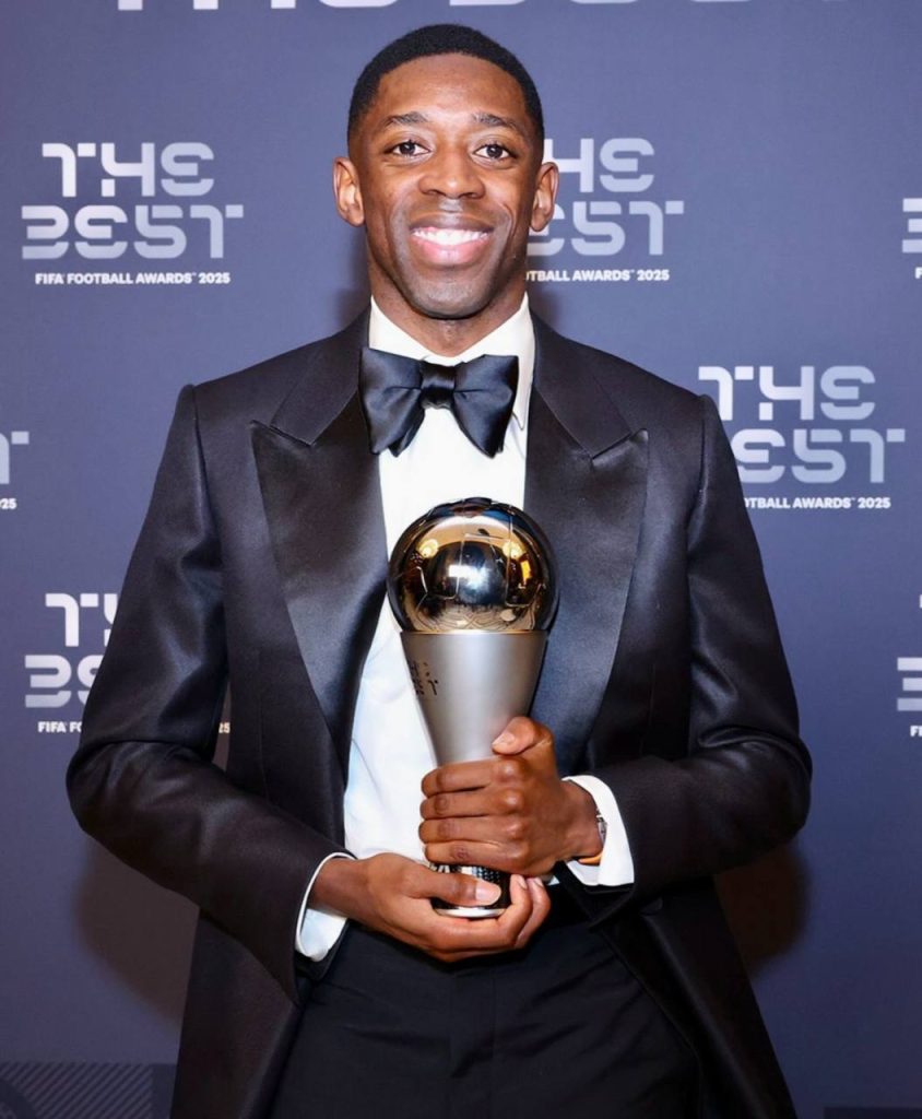 Paris Saint-Germain star Ousmane Dembele wins FIFA men's player of the year 2025 after a stellar season, leading PSG to Champions League glory, a domestic treble, and earning top individual honors.
