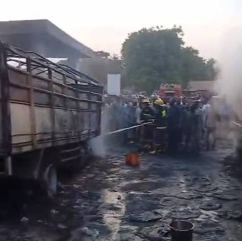 Oyo: Three vehicles burnt as fire engulfs fuel station
