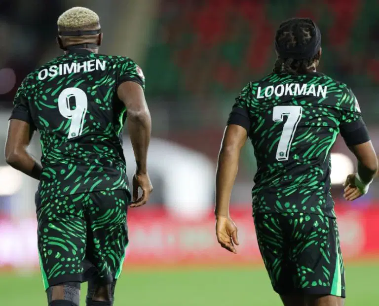 Osimhen, Lookman benched as Super Eagle