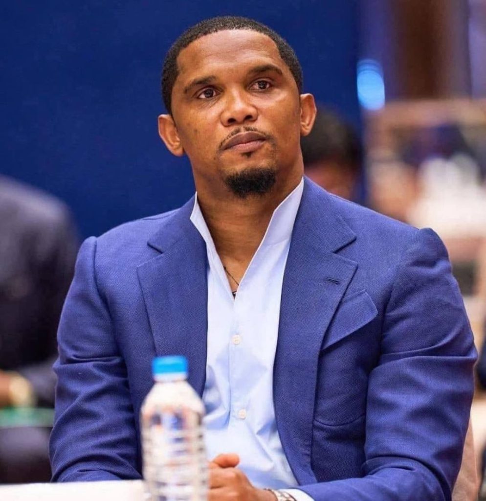 Cameroon football suspends Samuel Eto’o after CAF handed the FECAFOOT president a four-match ban and $20,000 fine over alleged misconduct during Cameroon’s AFCON 2025 quarterfinal loss to Morocco.