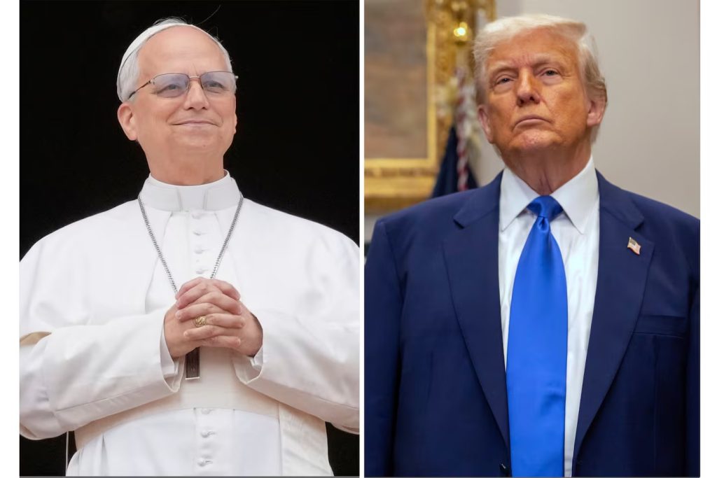 Pope Leo and Trump