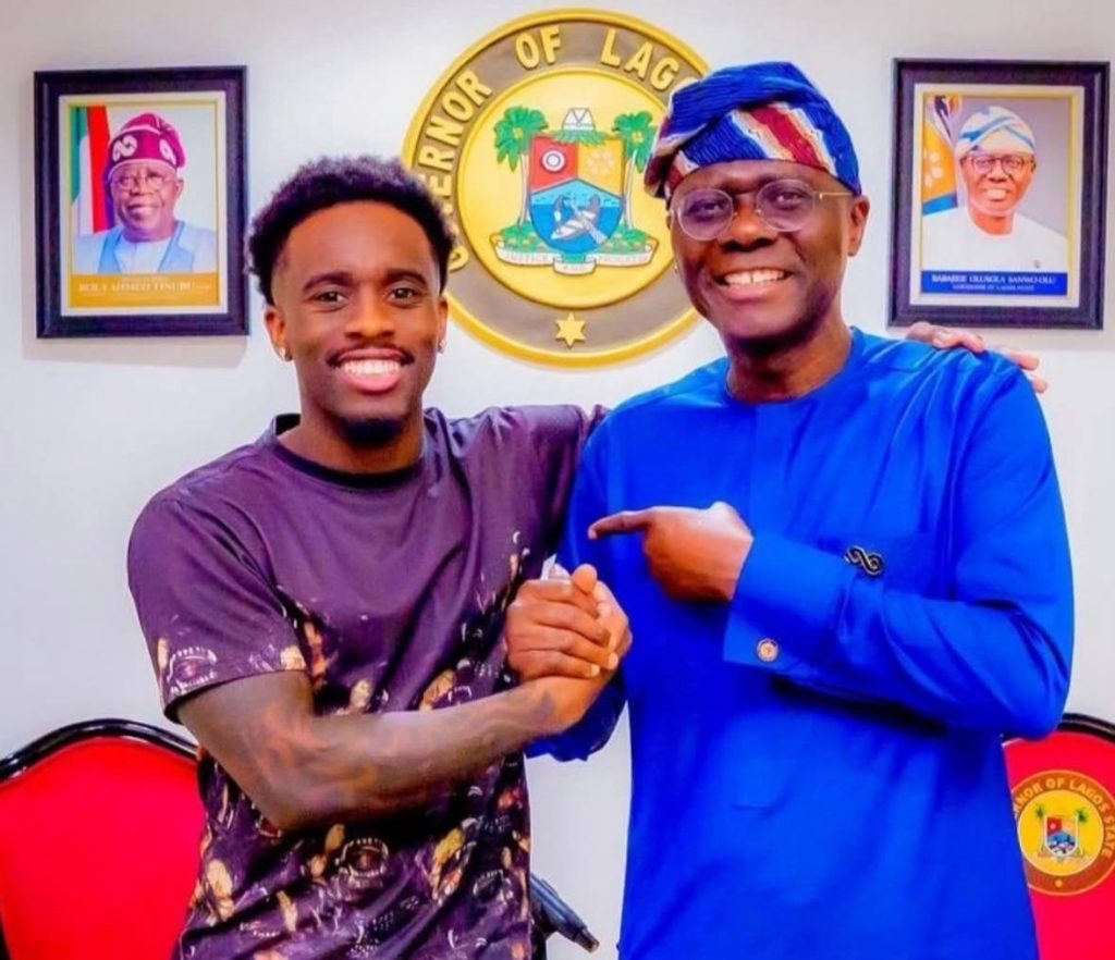 Sanwo-Olu hosts Kai Cenat at Lagos House as the American streamer returns to Lagos to discuss projects for children and youth, sharing his positive experiences in the state.