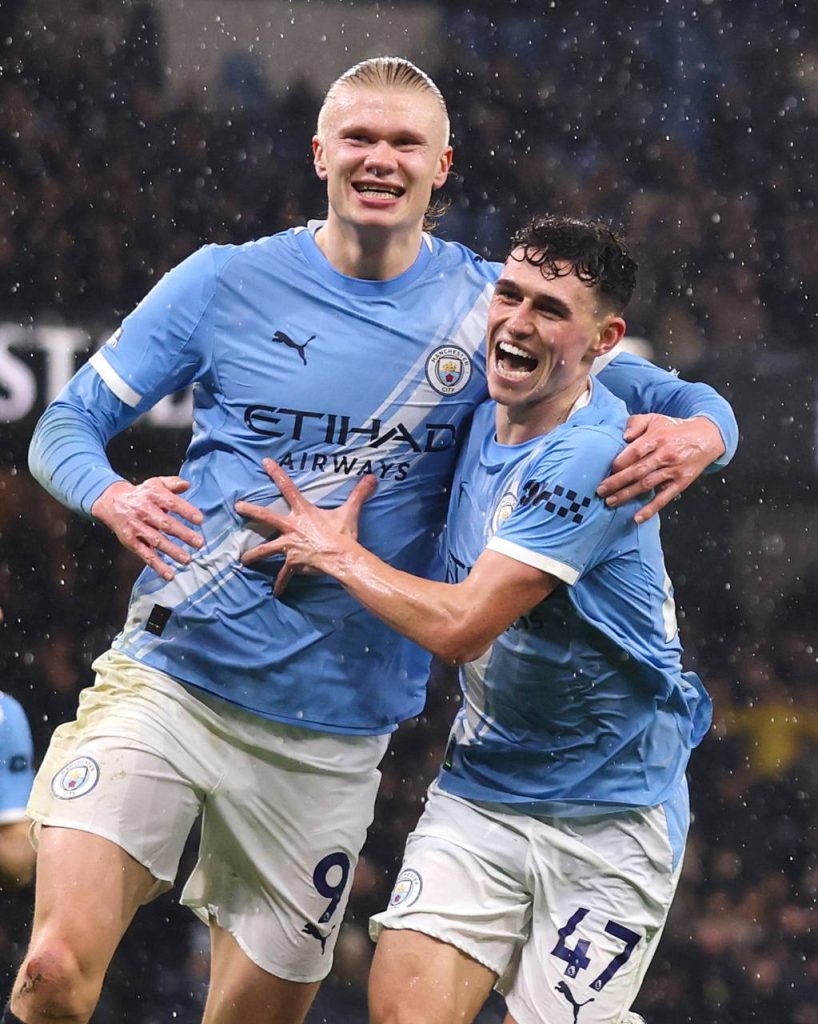 Manchester City beat Fulham 3-0 to close gap to Arsenal to three points, with goals from Semenyo, O’Reilly, and Haaland keeping the title race alive.