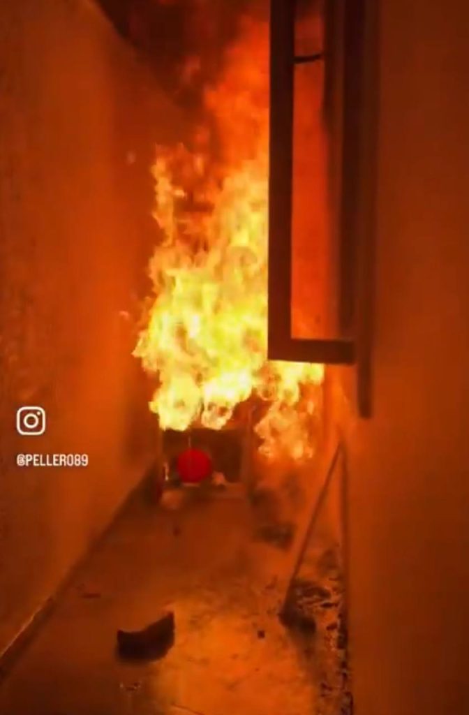 Peller escapes generator fire after a 4:30am blaze at his Lagos mansion. The TikTok star confirmed only the generator was affected, with no damage to the house and no injuries reported.