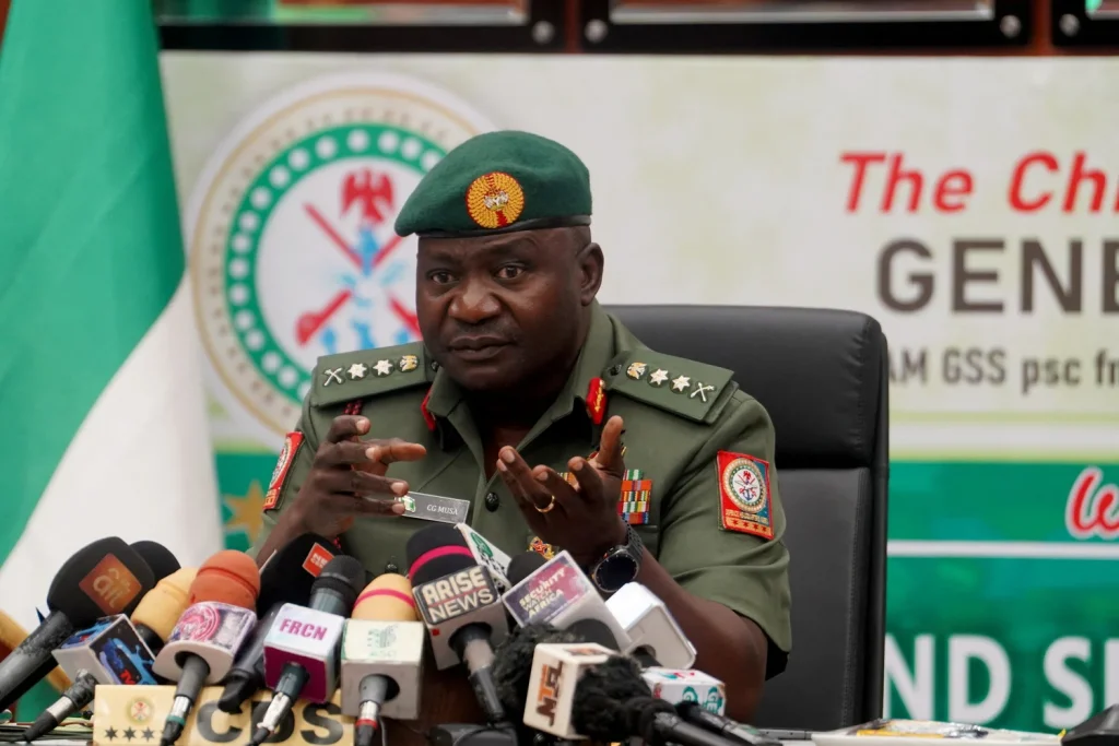 The Minister of Defence, Christopher Musa,