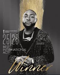 Davido clinch 2026 international award