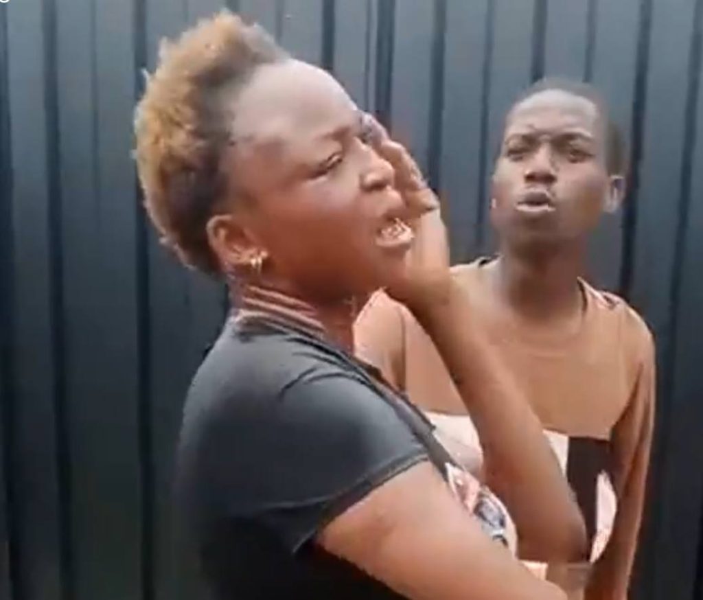 Video shows a Nigerian woman allegedly caught stealing from a compound and beaten by residents, sparking mixed reactions online as netizens debate mob action and rising insecurity.
